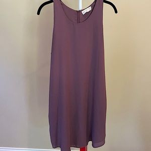 EUC purple shift dress with pockets!